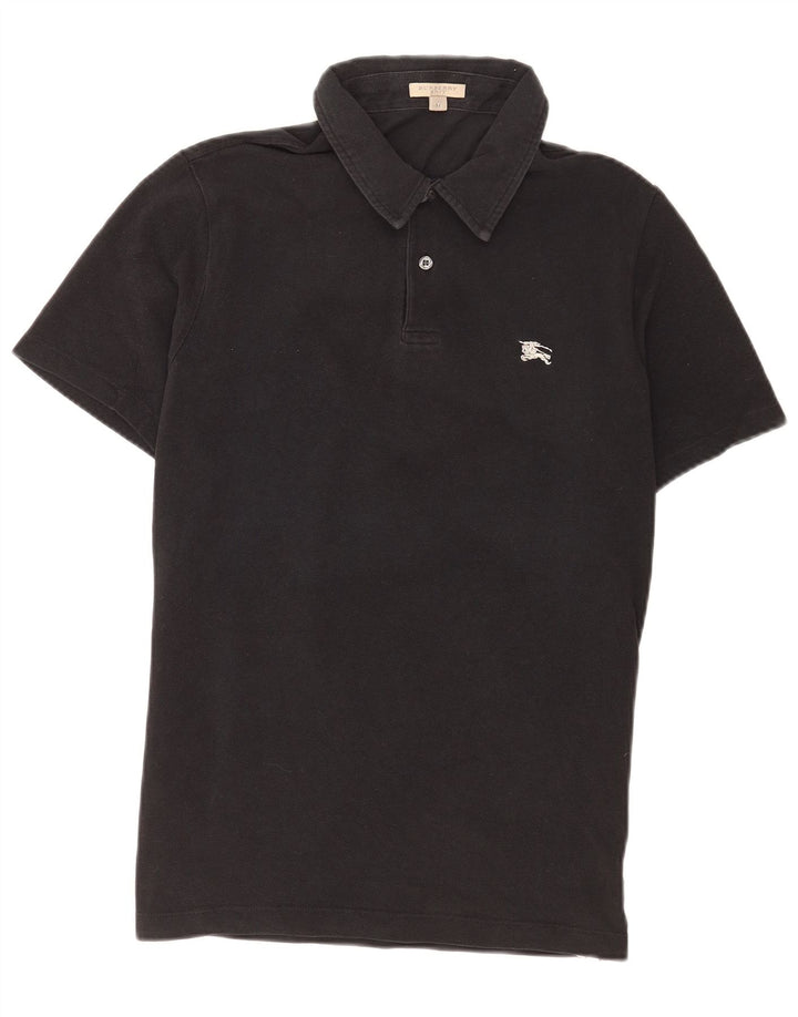Tricou polo pentru bărbați Burberry, mediu negru