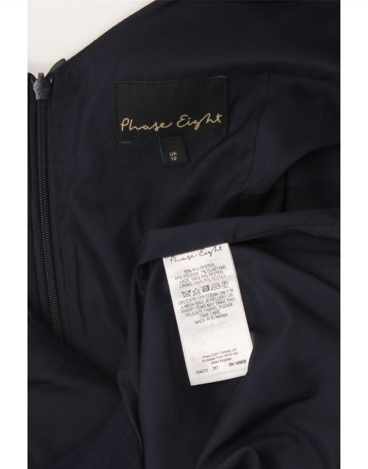 Rochie teacă fără mâneci pentru femei Phase Eight UK 12 Poliester mediu bleumarin