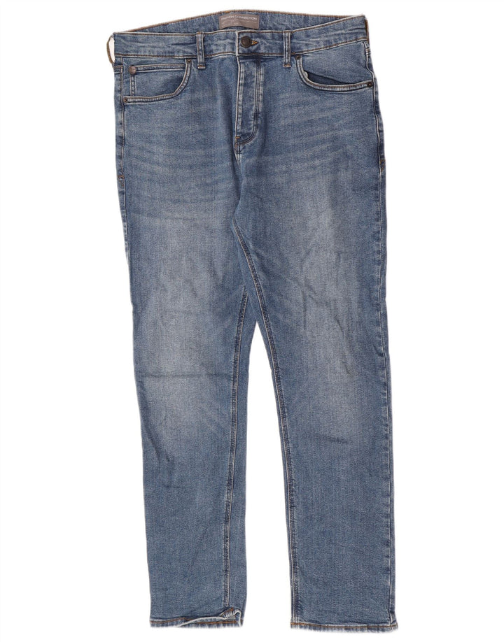Blugi slim pentru bărbați French Connection W34 L30 Bumbac albastru