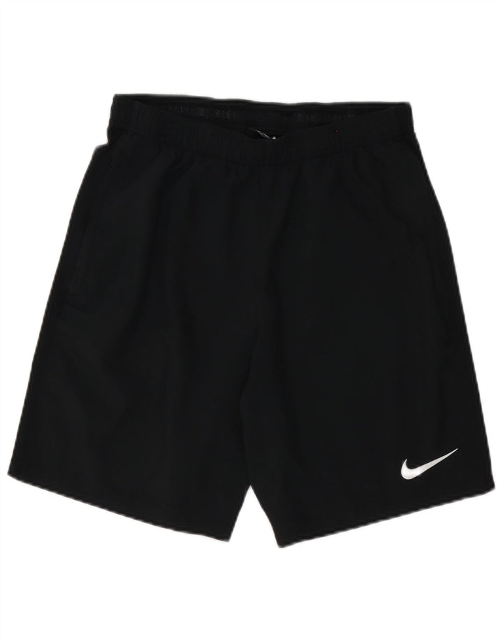 Pantaloni scurți sport Nike Dri Fit pentru bărbați, poliester mediu negru