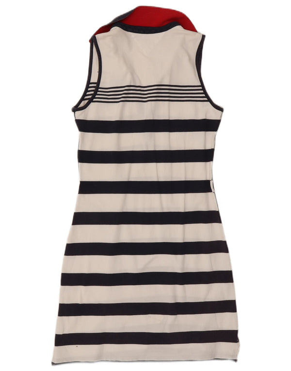 Rochie polo fără mâneci Tommy Hilfiger pentru femei UK 12 Medium bleumarin cu dungi
