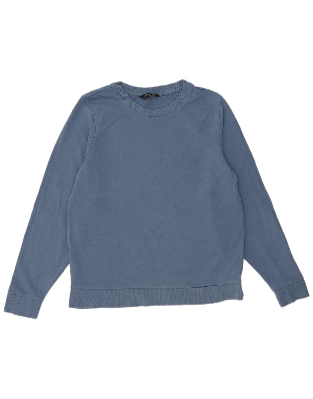 Pulover pentru femei Marks & Spencer, UK 14, bumbac albastru mediu