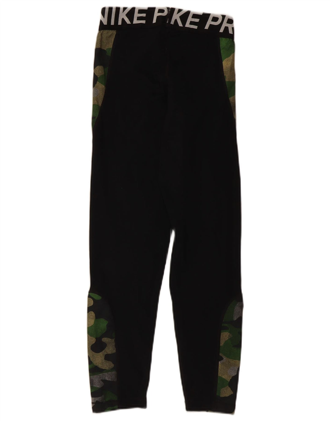 Leggings grafic Nike pentru femei UK 4 XS poliester camuflaj negru