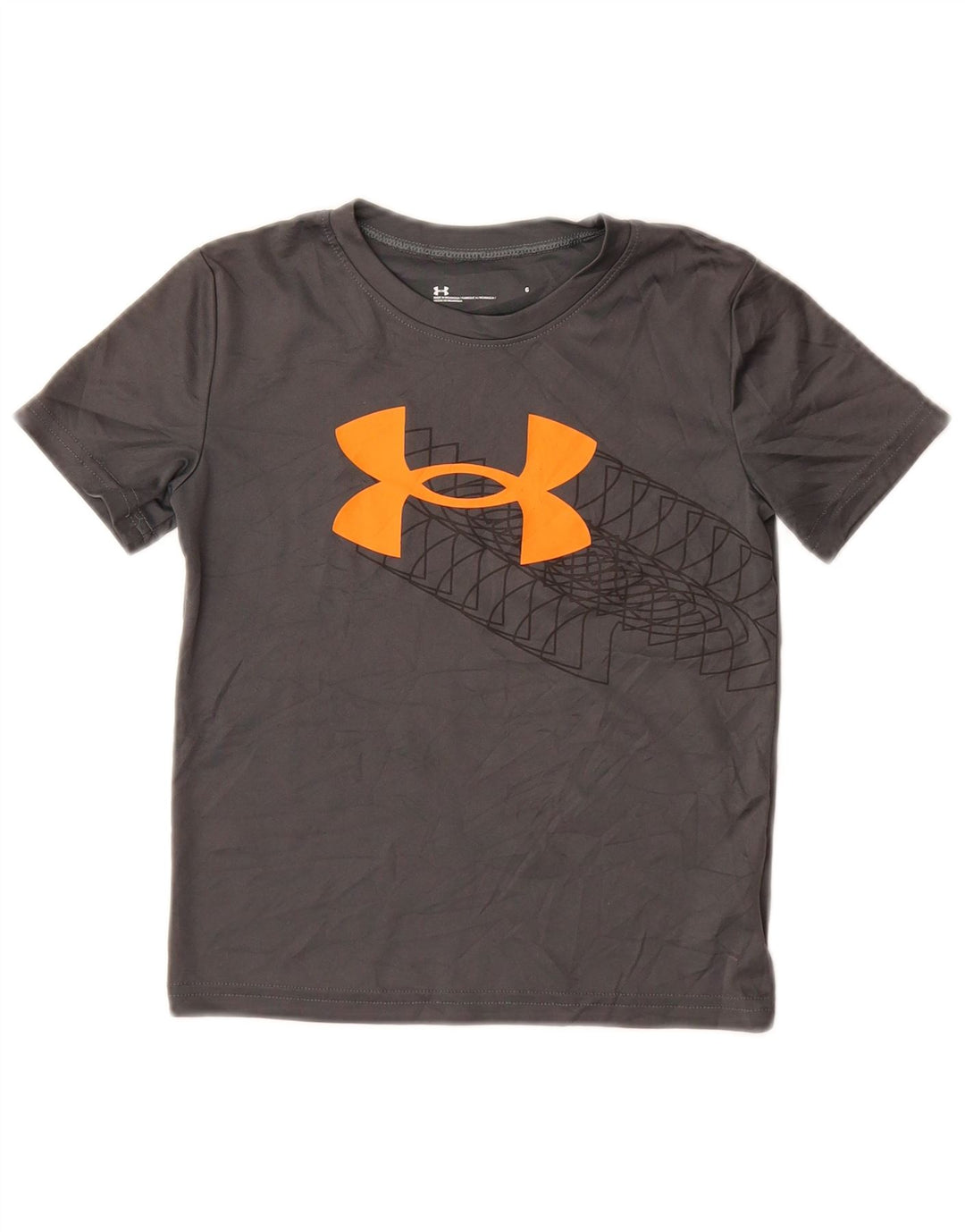 Tricou grafic pentru băieți UNDER ARMOUR Top 5-6 ani poliester gri