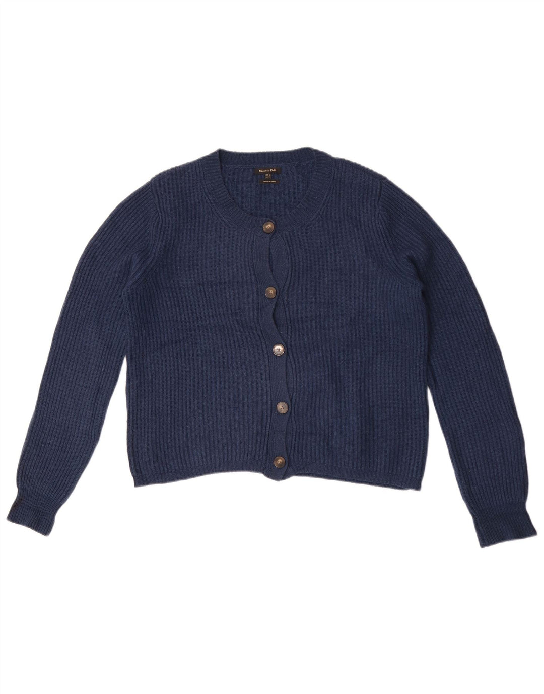 Pulover cardigan supradimensionat pentru femei Massimo Dutti UK 10 Mic Bleumarin