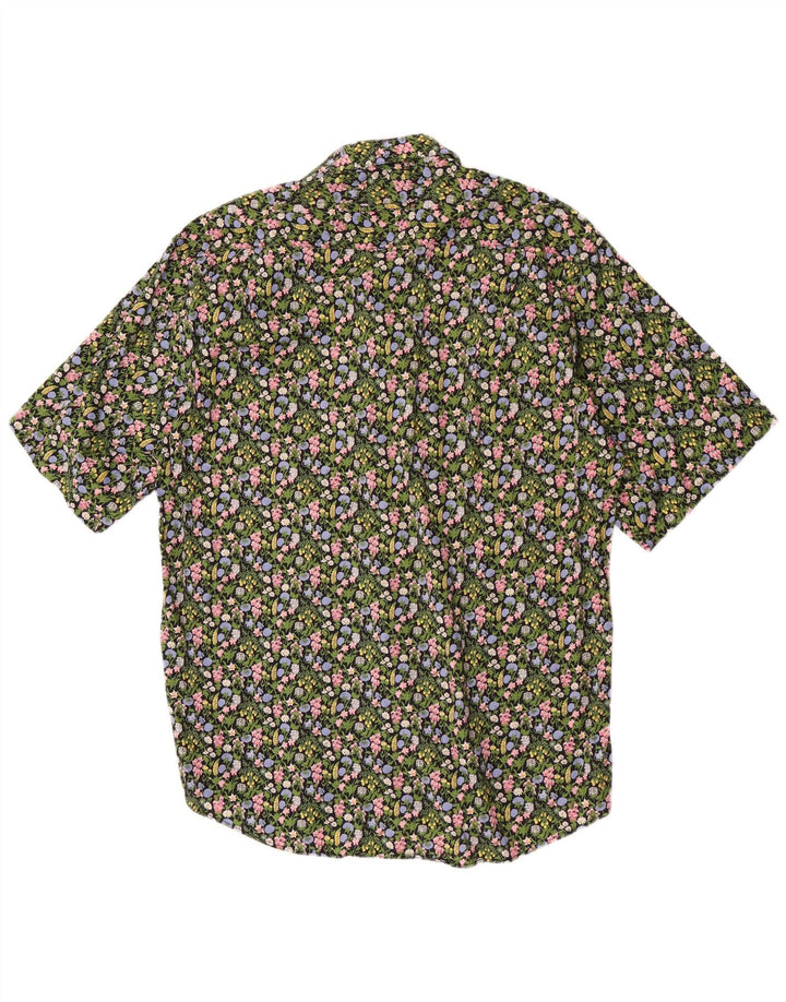 Cămașă cu mânecă scurtă pentru bărbați Daniel Dodd, mare, verde, florală