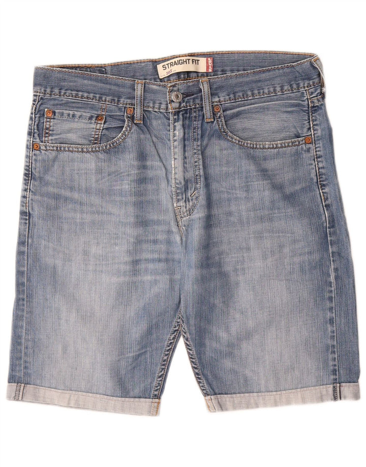Pantaloni scurți Levi's 505 Denim W32 Bumbac albastru mediu