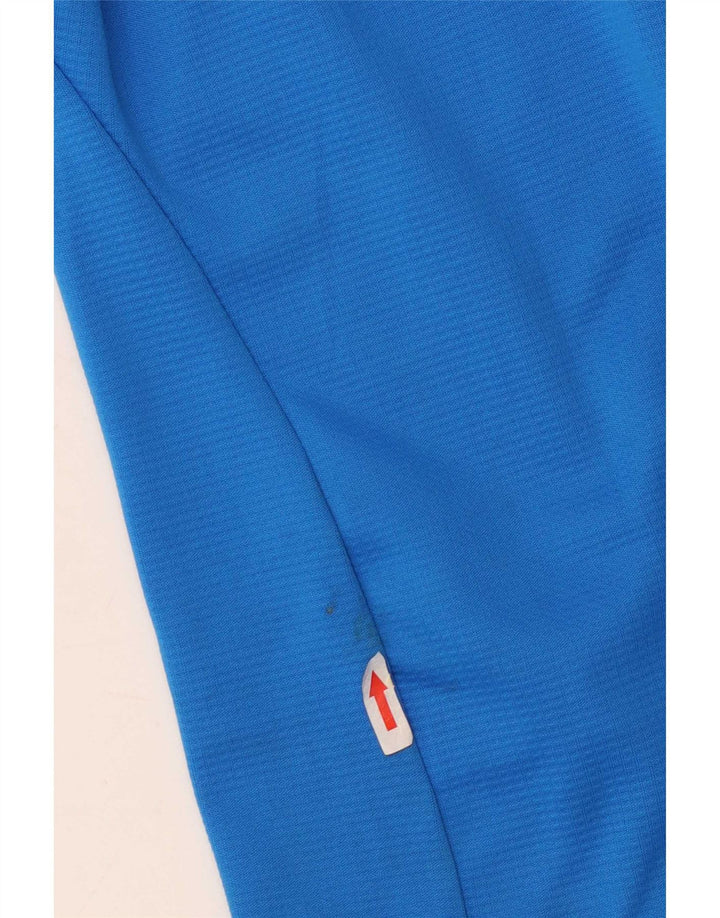 Top pentru bărbați Puma cu mânecă lungă 2XL, poliester albastru