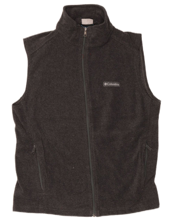 Columbia pentru femei Fleece Gilet UK 14 Medium Gri Poliester