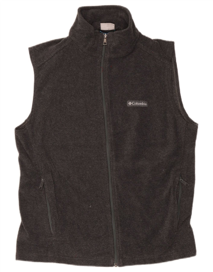 Columbia pentru femei Fleece Gilet UK 14 Medium Gri Poliester