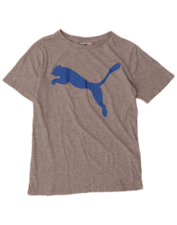 Tricou grafic Puma pentru băieți Top 15-16 ani XL, gri pete
