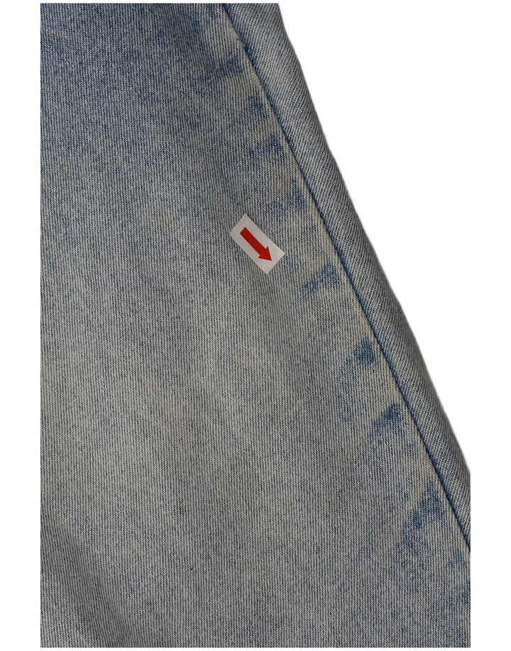 Roccobarocco Blugi conici pentru femei cu talie înaltă IT 45 Medium W31 L31 Albastru