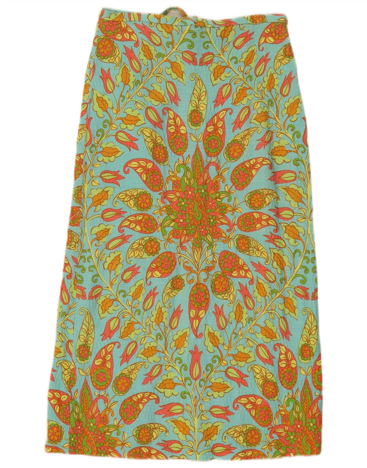 Fusta Midi pentru Femei Zara Medium W28 Blue Paisley