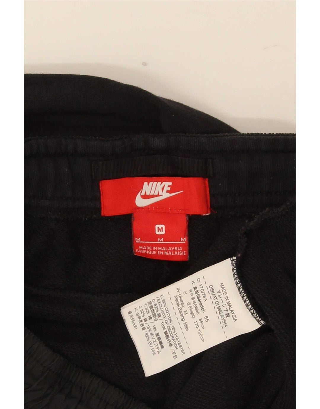 Pantaloni de trening pentru bărbați Nike Joggeri, bumbac mediu negru