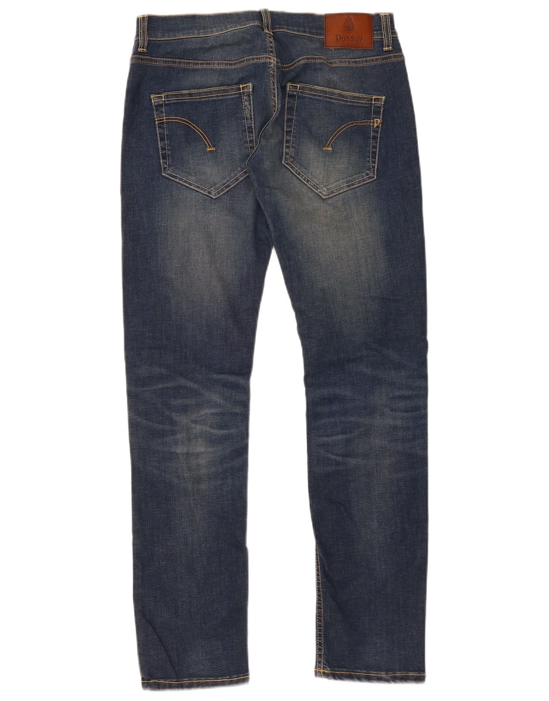 Dondup Blugi slim pentru femei Distressed W32 L33 Bumbac albastru