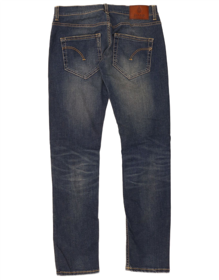 Dondup Blugi slim pentru femei Distressed W32 L33 Bumbac albastru
