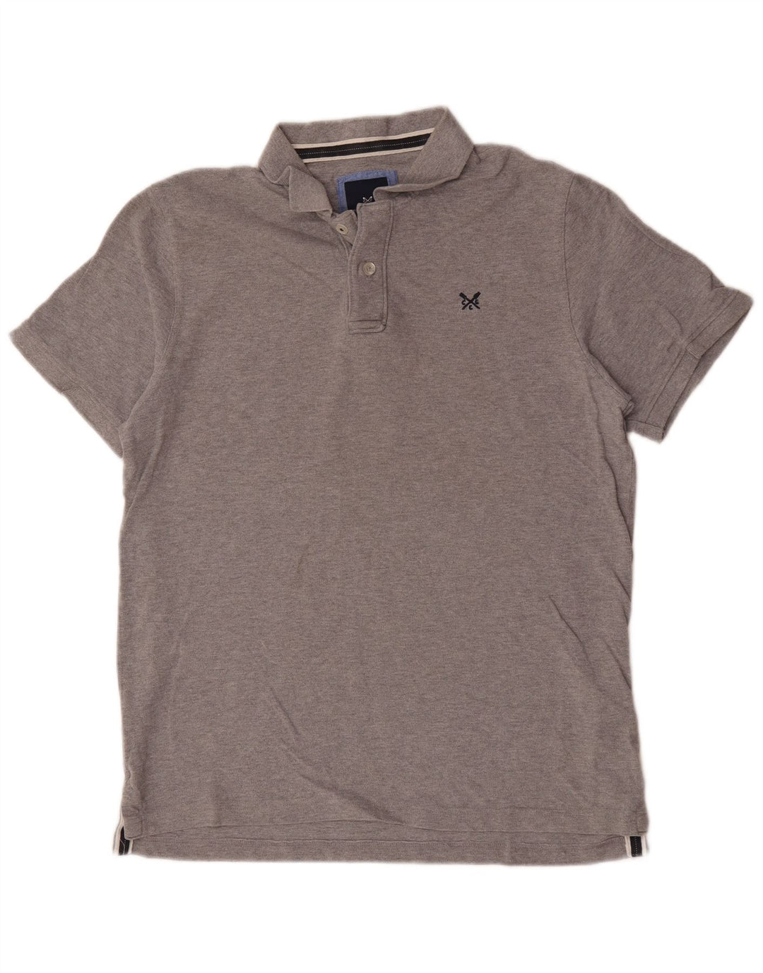 Crew Clothing Tricou polo pentru bărbați, mare, gri, bumbac