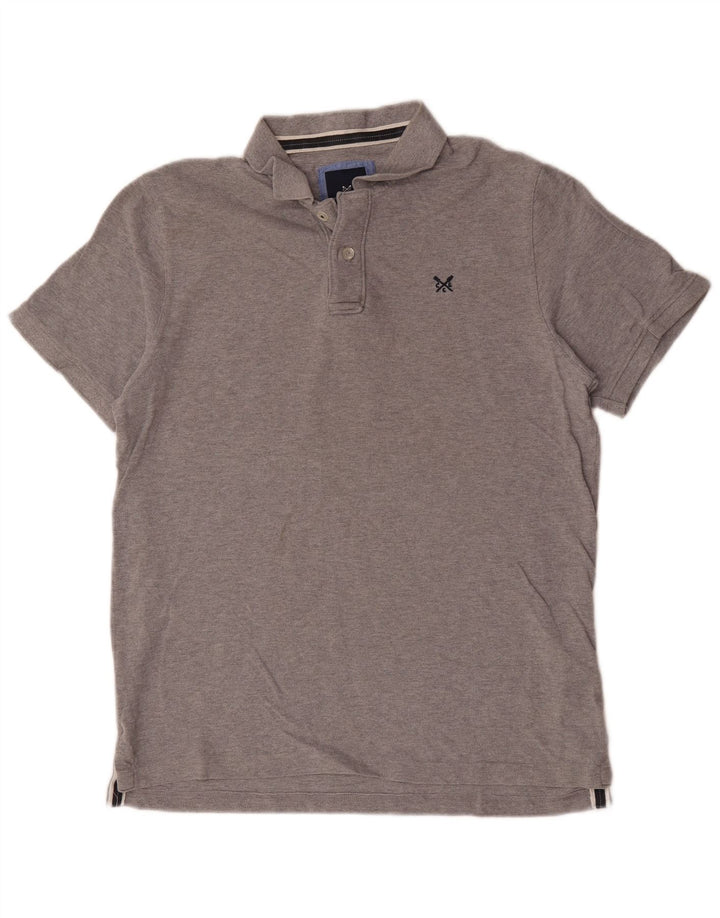Crew Clothing Tricou polo pentru bărbați, mare, gri, bumbac