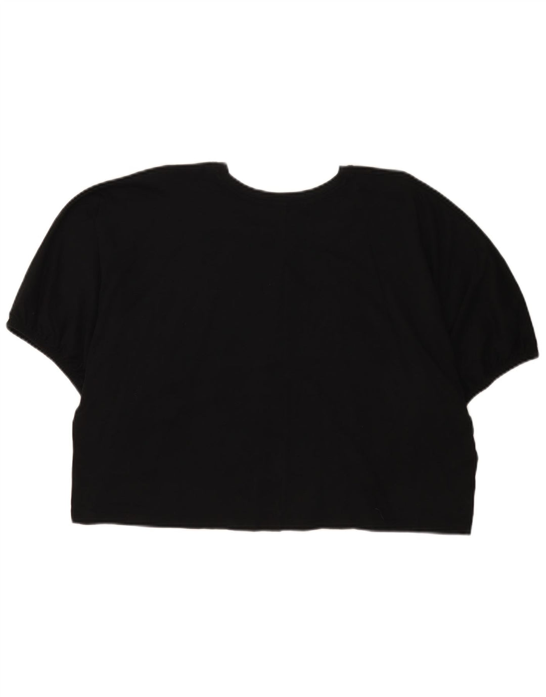 Top de tricou oversized pentru femei Zara UK 14 Medium Negru