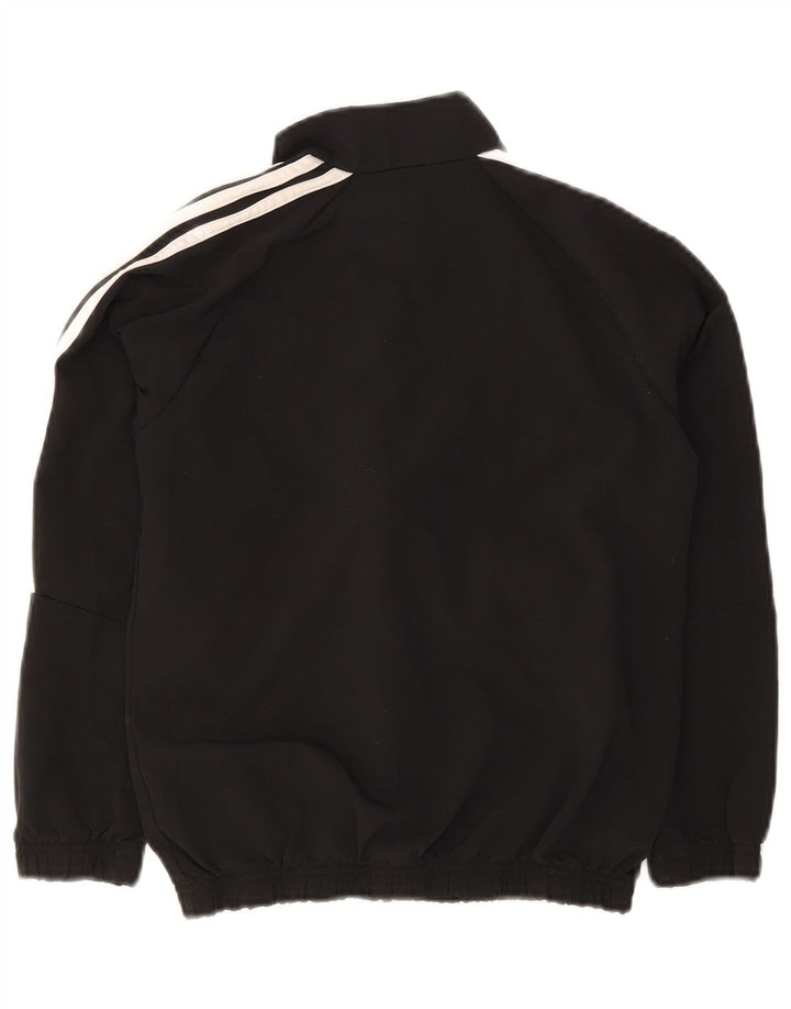 Jachetă de trening pentru băieți Adidas 9-10 ani poliester negru