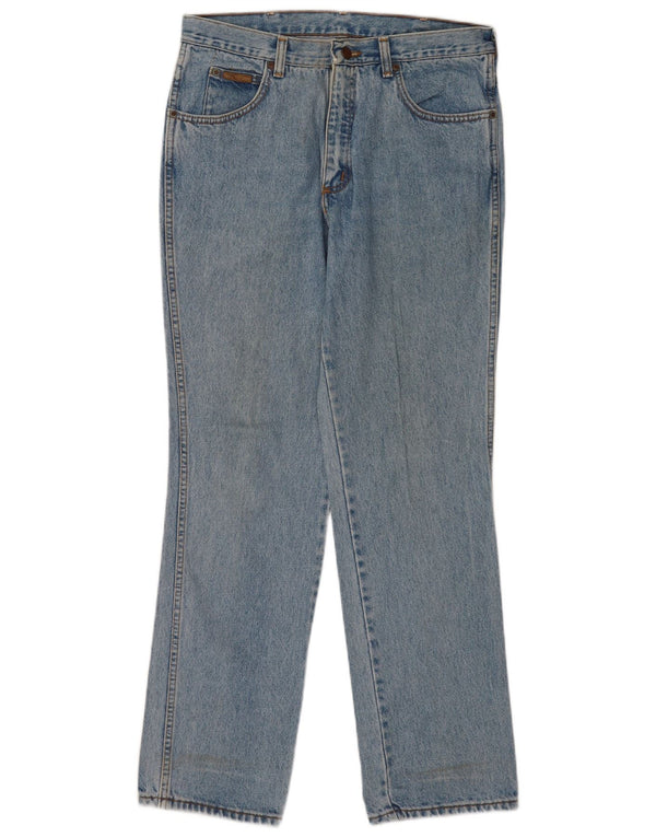 Blugi drepte pentru bărbați Wrangler Texas W34 L32 Bumbac albastru
