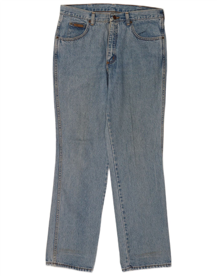 Blugi drepte pentru bărbați Wrangler Texas W34 L32 Bumbac albastru