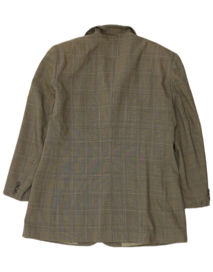 Blazer pentru femei Elizabeth Ascot, cu 3 nasturi, UK 18 XL, verde, picior de găină