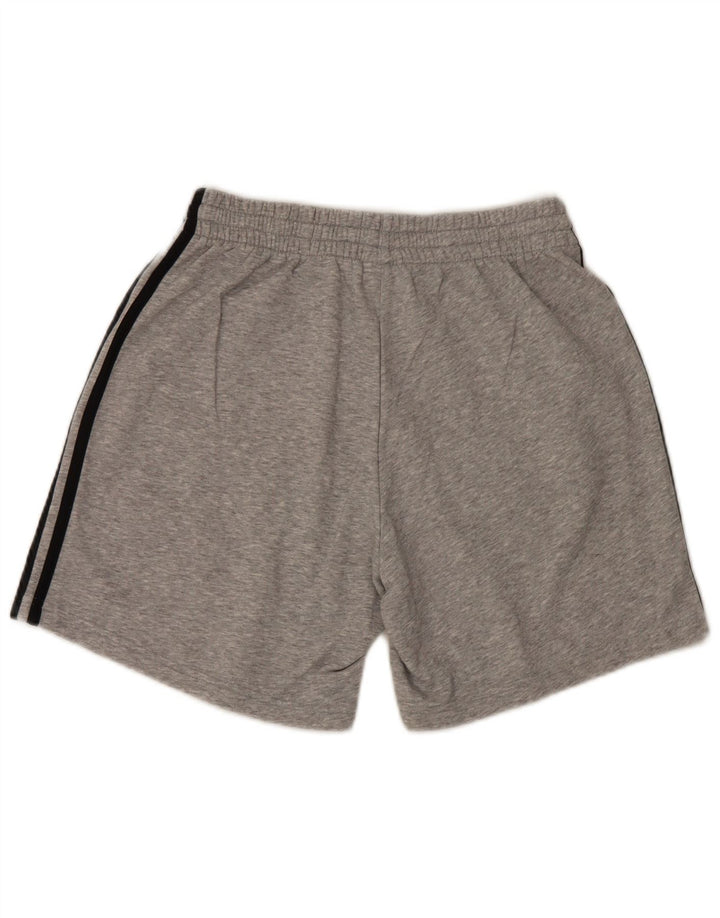 Pantaloni scurți sport Adidas pentru bărbați, bumbac cu pete gri medii