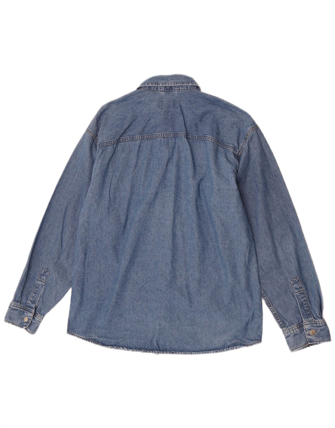 Cămașă Jack & Jones pentru bărbați din denim mare, albastru, bumbac
