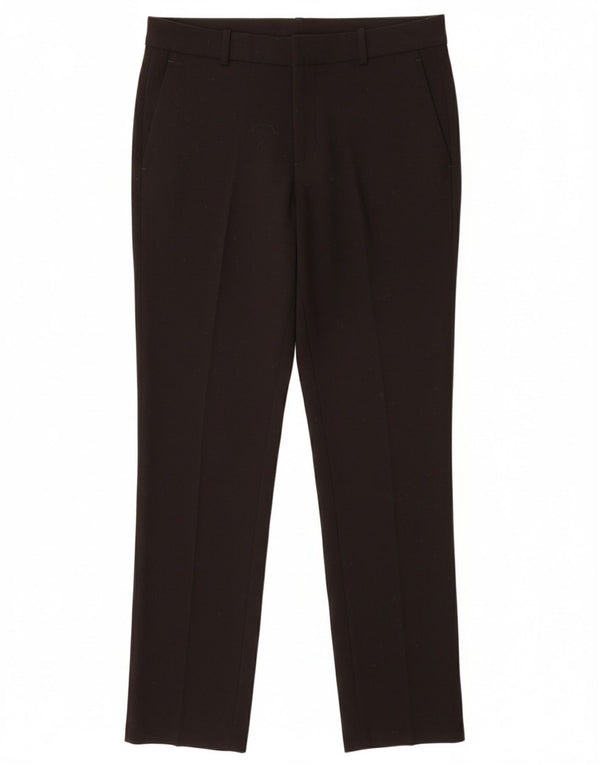 DKNY Pantaloni chino subțiri pentru femei US 6 Medium W32 L29 Poliester negru