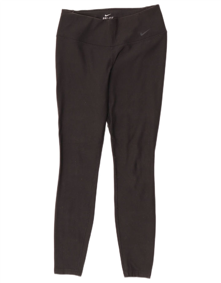 Leggings Dri Fit Nike pentru femei UK 10, poliester negru mic