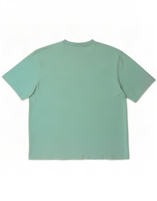 Tricou supradimensionat pentru femei Adidas UK 12/14 Bumbac turcoaz mediu