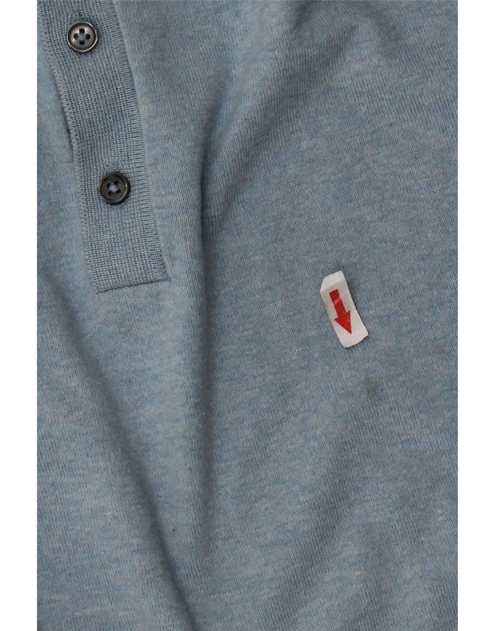 Tricou polo pentru bărbați Marks & Spencer XL, bumbac albastru
