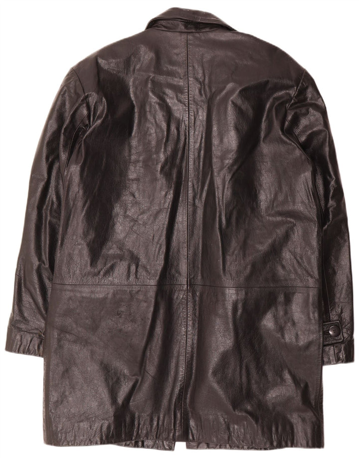 Ironsides Mantoane din piele pentru bărbați UK 44 2XL Negru