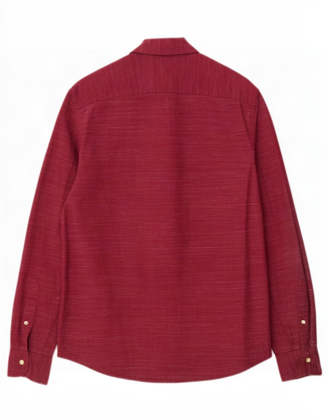 Cămașă Hollister pentru bărbați Stretch Bumbac Mediu Burgundy Flecked