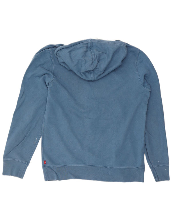 Pulover cu capota cu grafic Levi's pentru bărbați, mare, albastru, bumbac