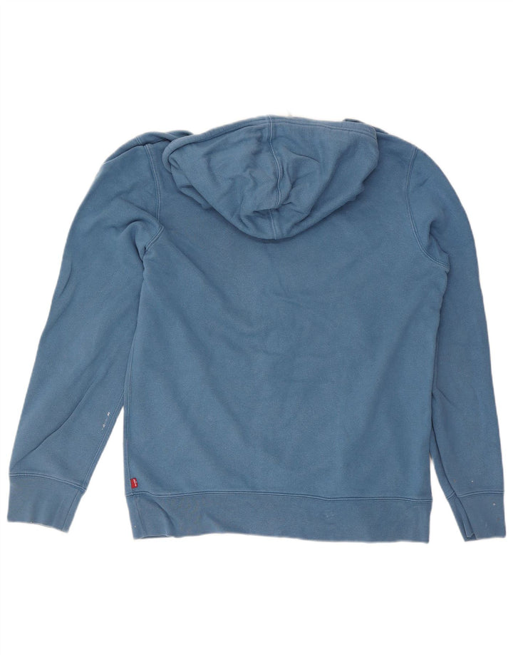 Pulover cu capota cu grafic Levi's pentru bărbați, mare, albastru, bumbac