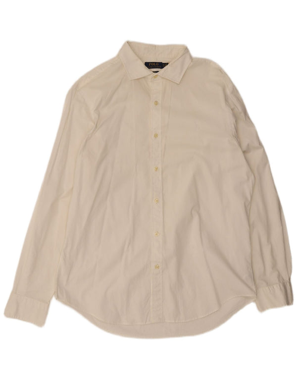 Cămașă Polo Ralph Lauren Slim Fit XL Bumbac alb pentru bărbați