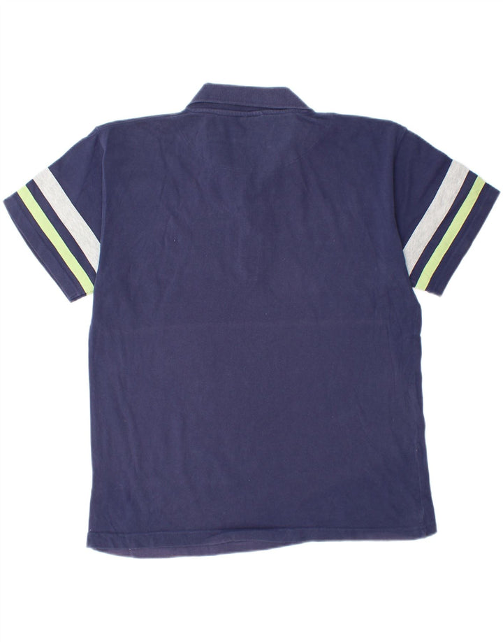 SUPERGA Tricou Polo Băieți 15-16 Ani XL Bleumarin Bumbac Colorblock