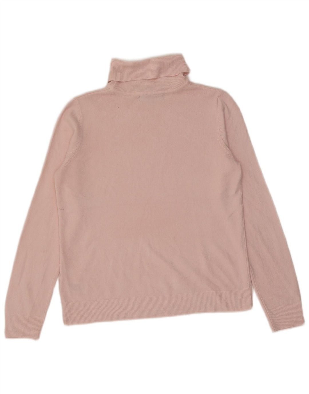 Pulover pentru femei Marks & Spencer cu gât rulat UK 12 Acrilic roz mediu