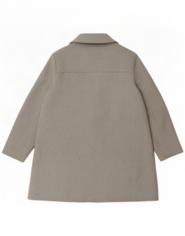 Topshop Pardesiu supradimensionat pentru femei UK 12 Medium Gri Acrilic