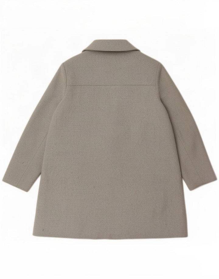 Topshop Pardesiu supradimensionat pentru femei UK 12 Medium Gri Acrilic