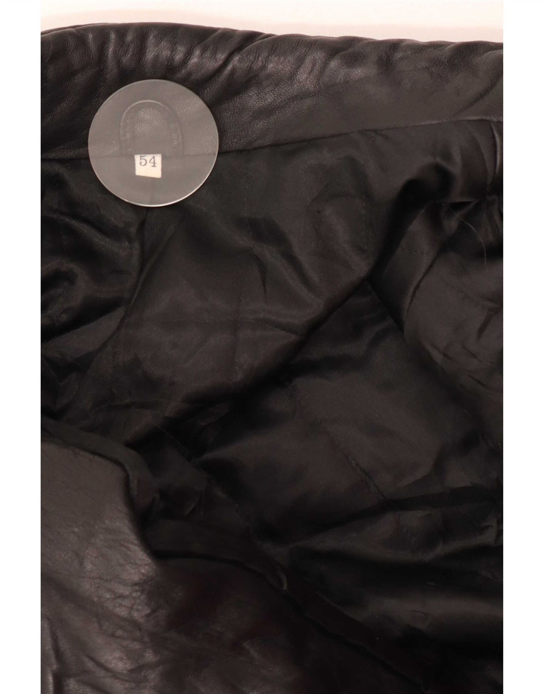 Jachetă de piele vintage pentru bărbați IT 54 2XL neagră