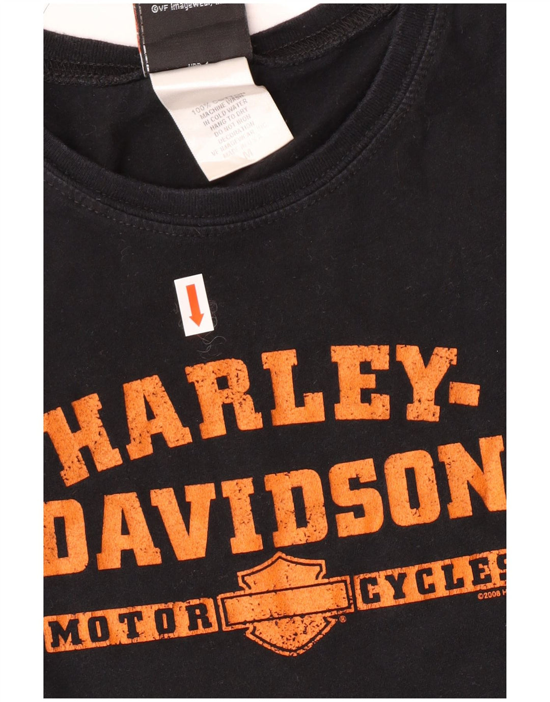 Tricou grafic HARLEY DAVIDSON pentru femei Top UK 12 Medium Black Bumbac