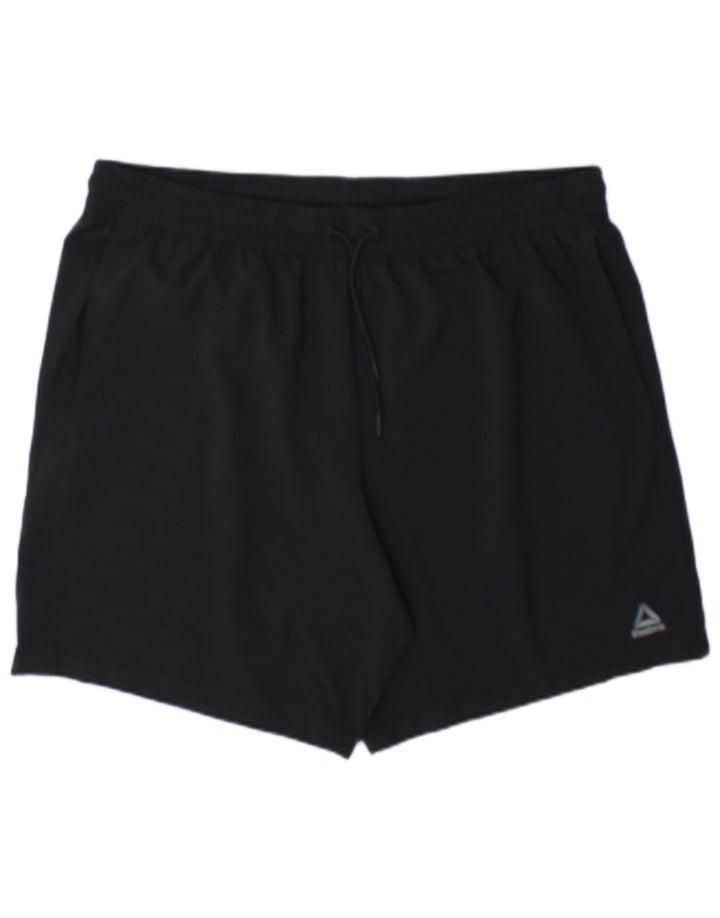 Pantaloni scurți sport pentru bărbați Reebok XL poliester negru