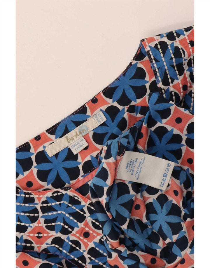Top cu tunică Boden pentru femei cu mâneci 3/4 UK 12 Medium Multicolor Geometric
