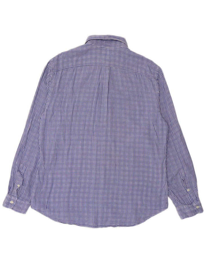 Cămașă pentru bărbați POLO RALPH LAUREN Slim Fit XL Blue Gingham Bumbac