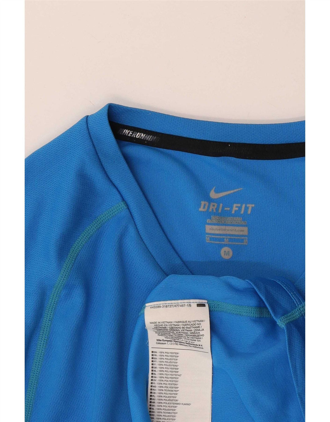 Tricou Nike Dri Fit pentru bărbați Top Medium Blue Poliester