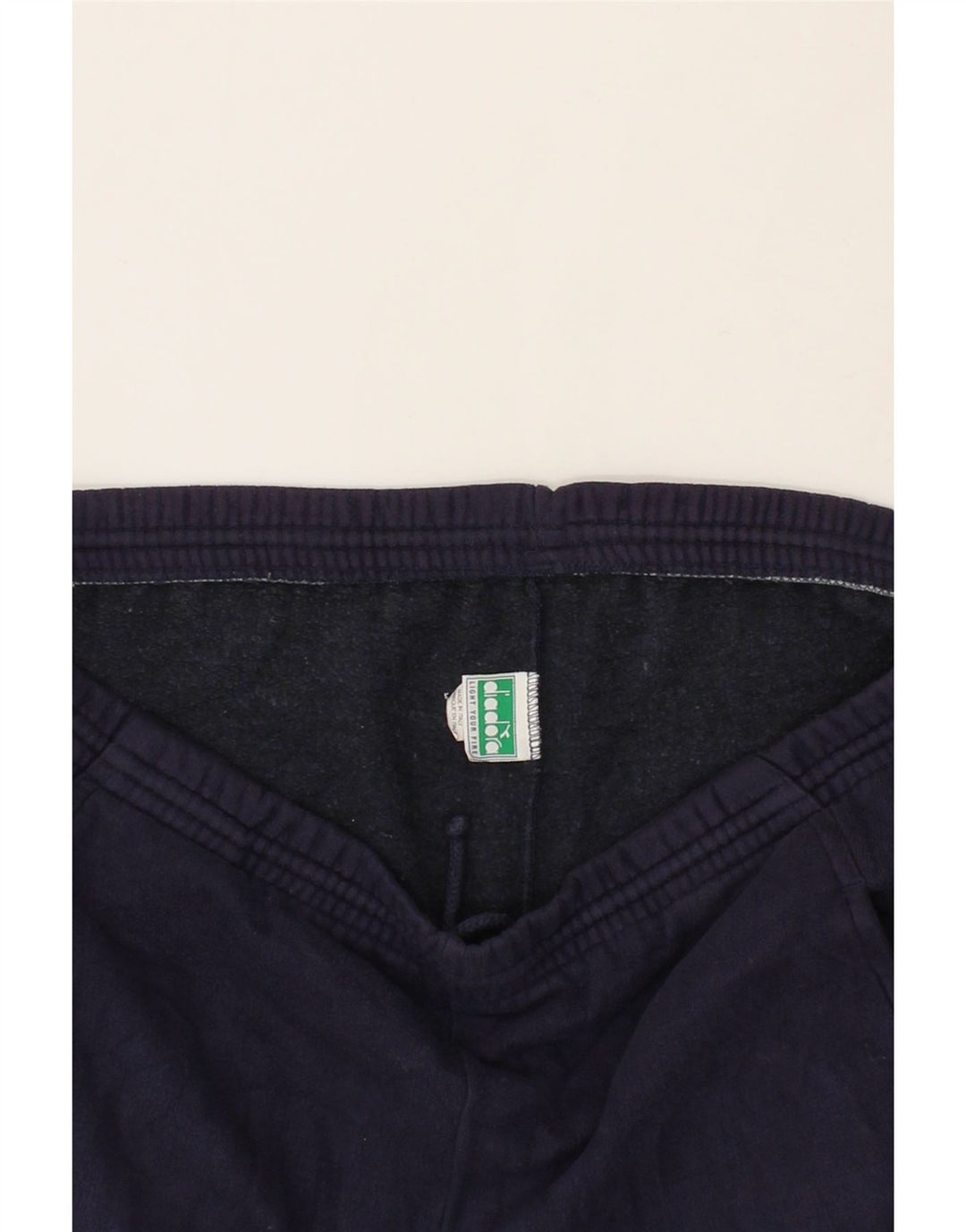 DIADORA Mens Tracksuit Trousers Small  Navy Blue Acrylic Vintage Diadora and Second-Hand Diadora from Messina Hembry 