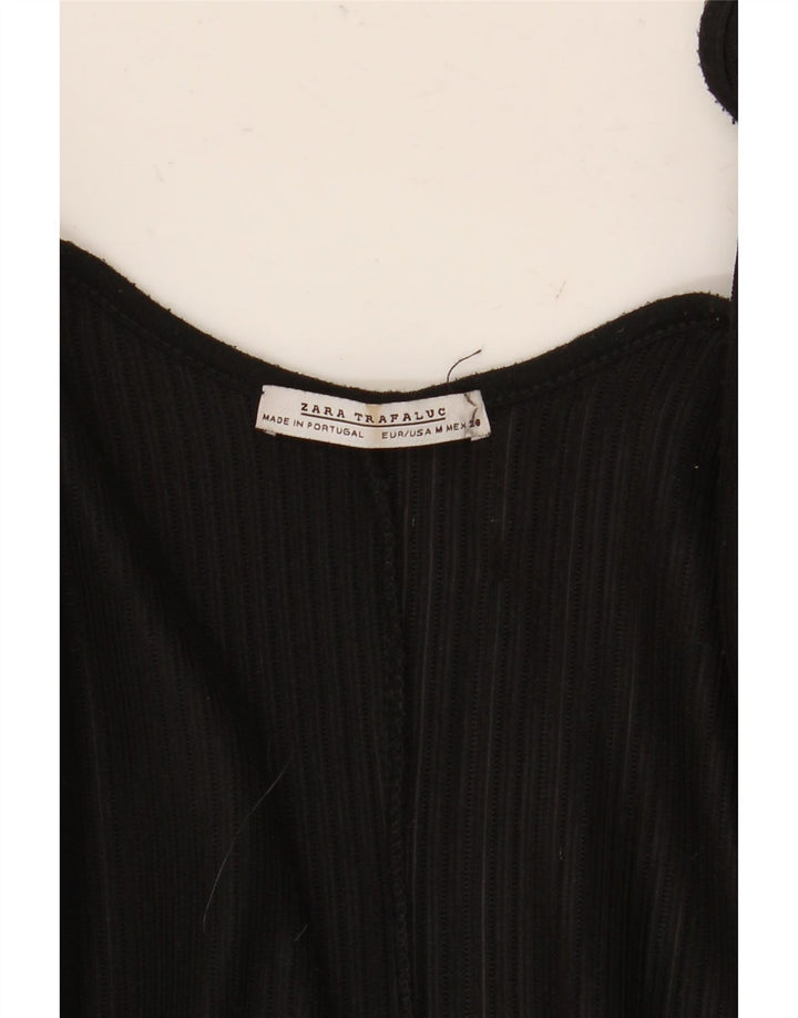 Top cardigan poncho supradimensionat pentru femei Zara UK 14 Medium Negru